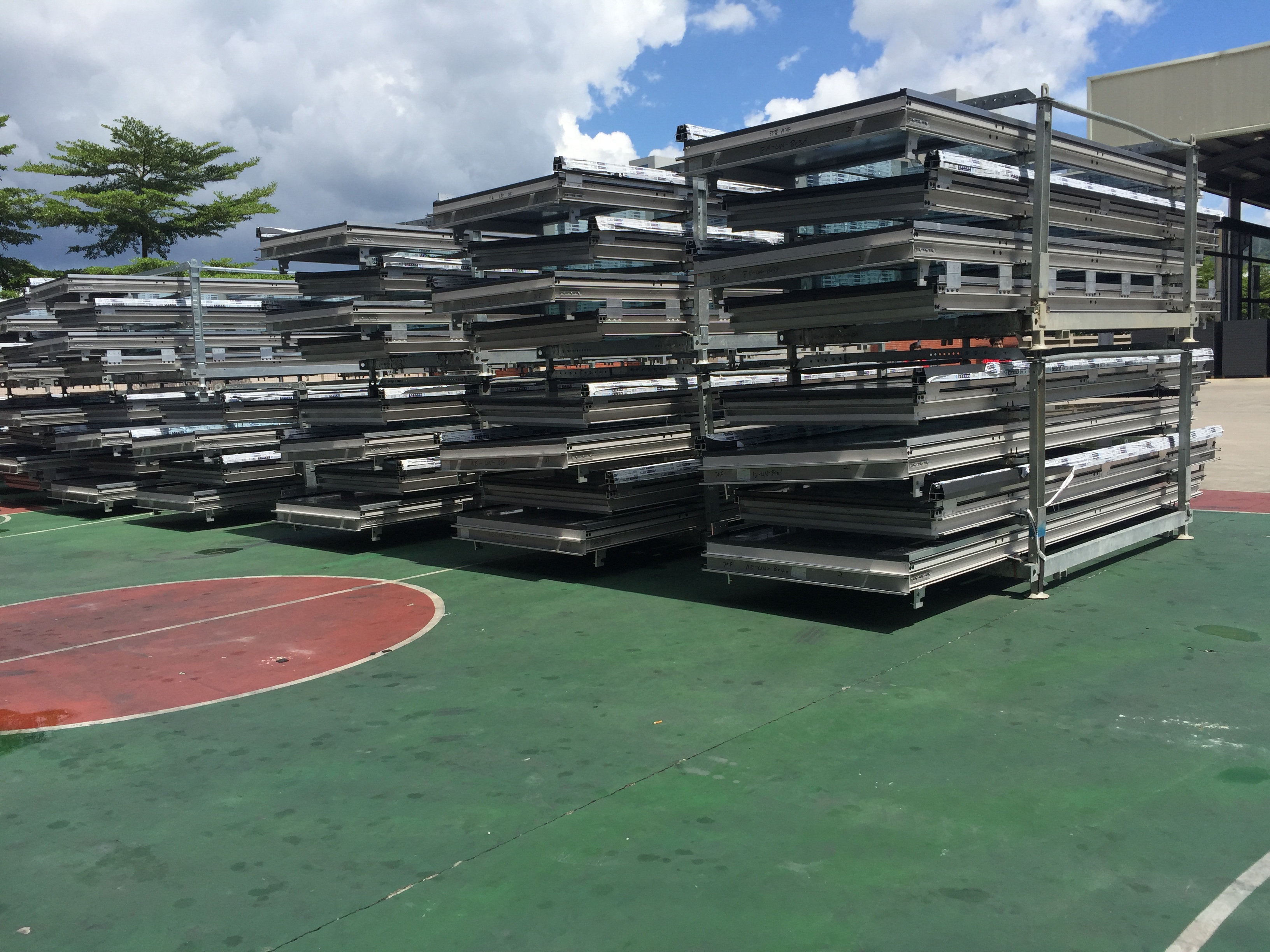 珠海到香港玻璃幕墻運輸案例，東勝物流