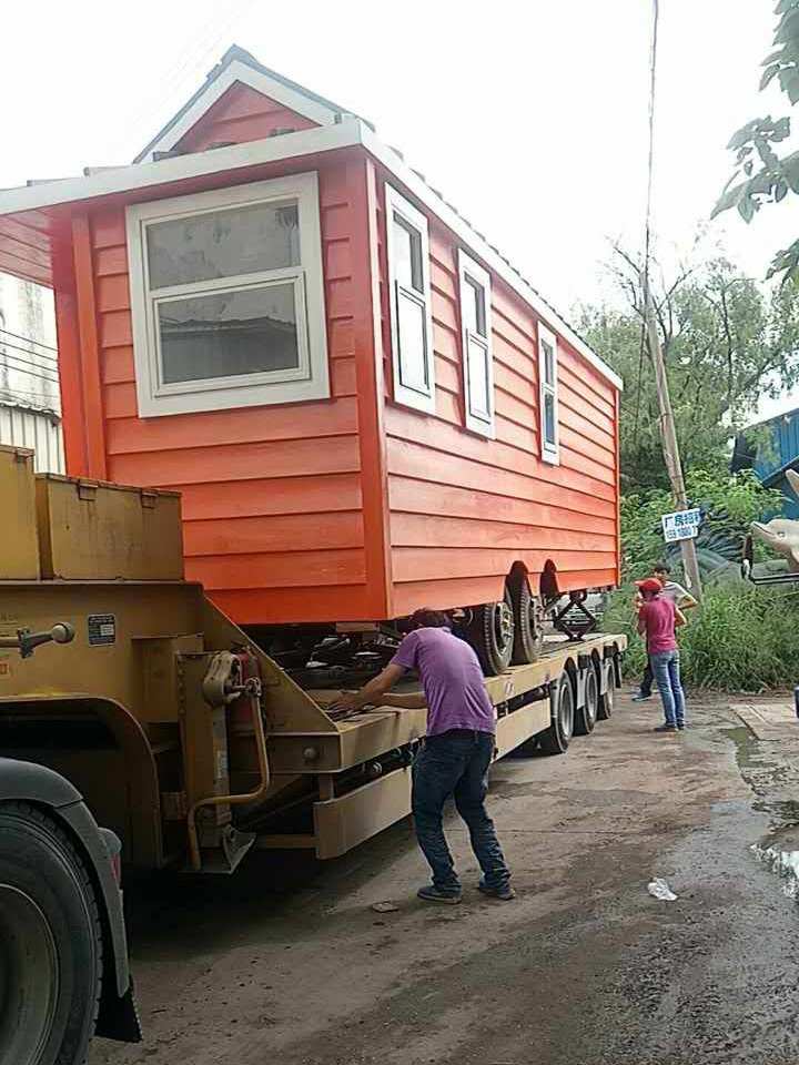 江門到香港物流專線，江門到香港移動房車運輸案例
