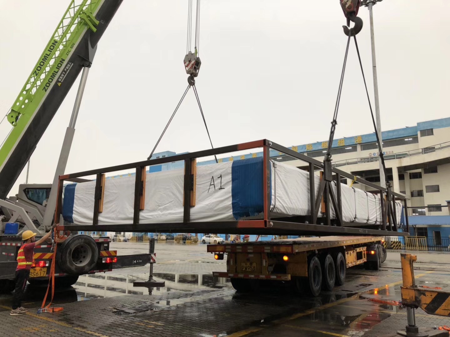 深圳發(fā)貨到香港，深圳到香港物流公司-深圳東勝物流運輸現(xiàn)場圖