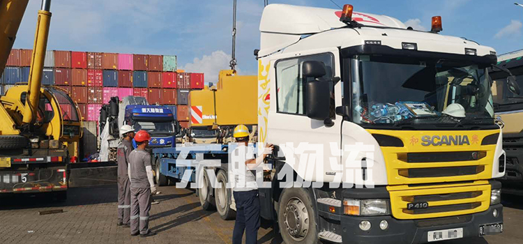 深圳東勝物流優(yōu)勢(shì)線路：廣州到香港物流專線，廣州到香港中港平板車運(yùn)輸圖